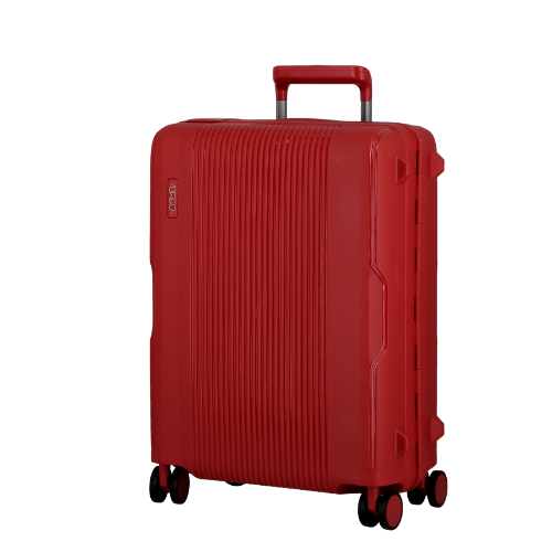 Valise 4 roues cabine fermeture charnières 55 cm rouge MAXLOCK | Jump® Bagages