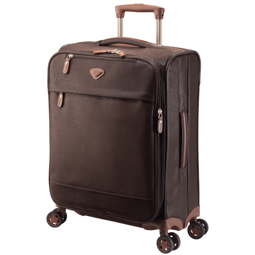 Valise 4 roues cabine extensible 55 cm chocolat UPPSALA | Jump® Bagages