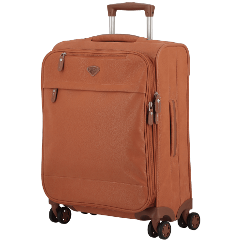 Valise 4 roues cabine extensible 55 cm terracotta UPPSALA | Jump® Bagages