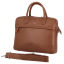 Serviette 1 soufflet 36 cm - portable 13" caramel UPPSALA CUIR| Jump® Bagages
