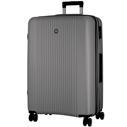 Valise 4 roues Jumbo Extensible 76 cm gris  | Jump® Bagages