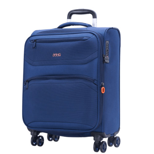 Valise Extensible 4 roues cabine 55x40x20/24 cm marine MOOREA 2 | Jump® Bagages