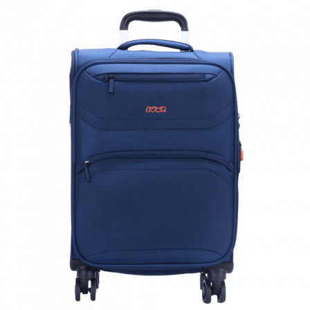 Valise Extensible 4 roues cabine 55x35x20/24 cm marine MOOREA 2 | Jump® Bagages