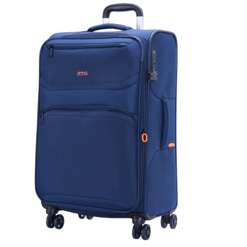 Valise Extensible 4 roues 66x43x26/30 cm marine MOOREA 2 | Jump® Bagages