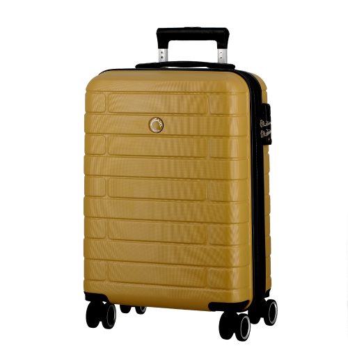 Valise Extensible 4 roues 55 cm Largeur 35 cm jaune | Jump® Bagages