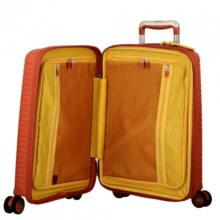 Valise Terracotta-Orange 4 roues Extensible 55x35x20/24 cm