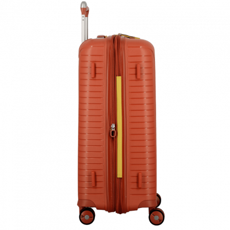 Valise Terracotta-Orange 4 roues Extensible 66x44x28/33 cm Évaé | Jump® Bagages