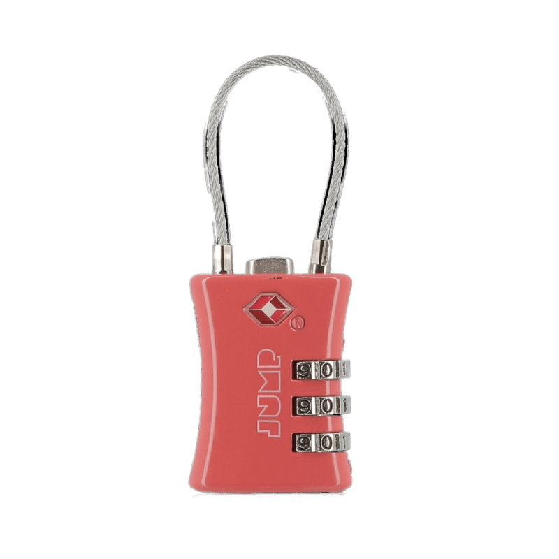 Cadenas TSA à câble à combinaison 3 chiffres rouge| Jump® Bagages