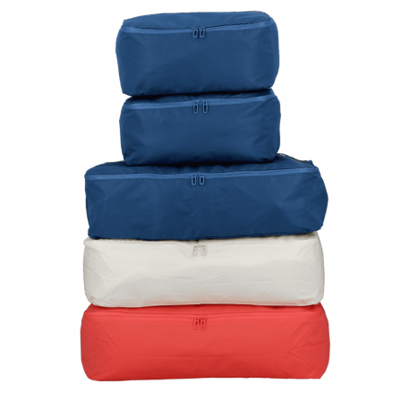 Set de 7 pochettes de voyage taille L| Jump® Bagages