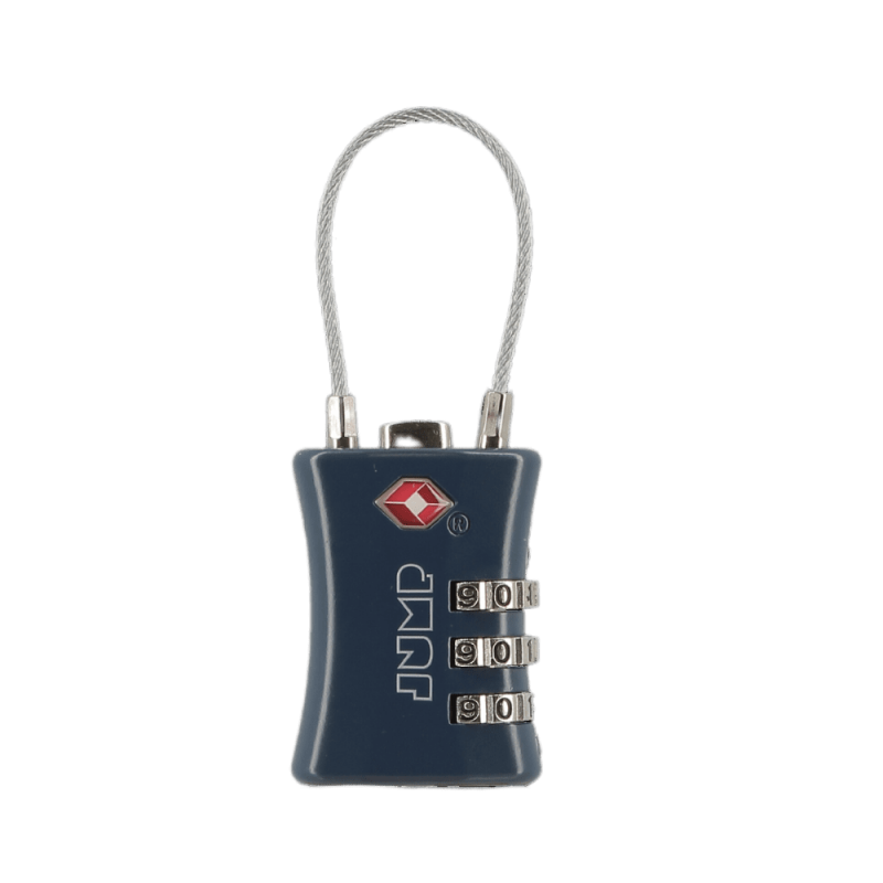 Cadenas TSA à câble à combinaison 3 chiffres marine| Jump® Bagages