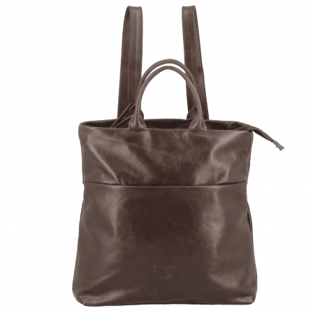 Sac à dos cartable Marron