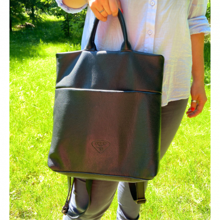 Sac à dos cartable Marron