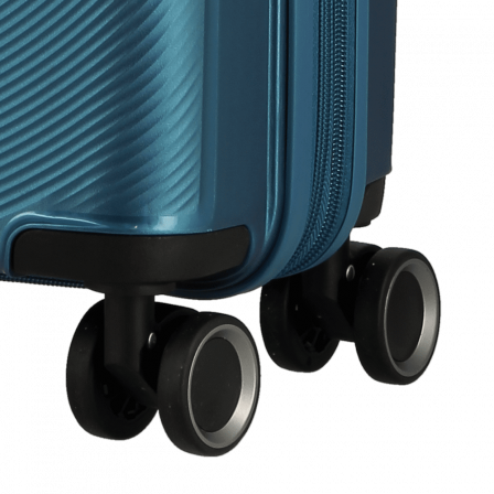 Valise 4 roues cabine extensible 55 cm T1 bleu| Jump® Bagages