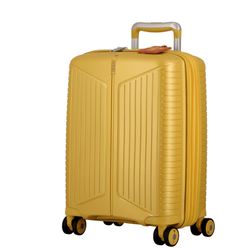 Valise Jaune 4 roues Extensible 55x35x20/24 cm Évaé | Jump® Bagages