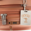 Valise Rose 4 roues Extensible 55x35x20/24 cm Évaé | Jump® Bagages