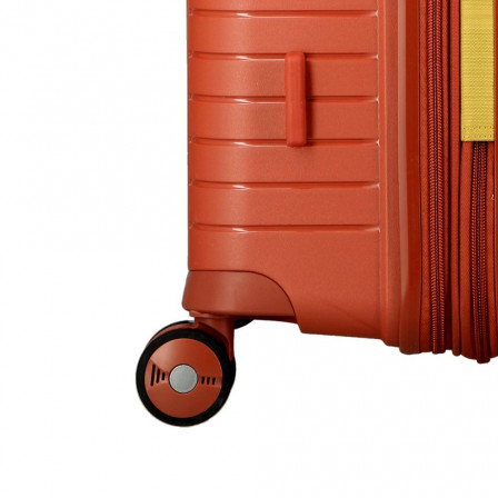 Valise Terracotta-Orange 4 roues Extensible 55x35x20/24 cm Évaé | Jump® Bagages