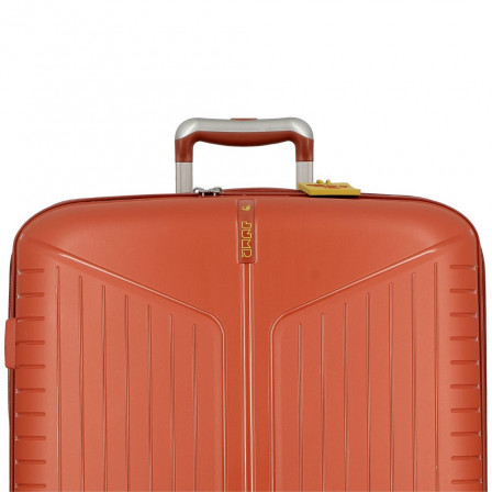 Valise Terracotta-Orange 4 roues Extensible 55x35x20/24 cm Évaé | Jump® Bagages