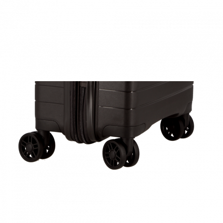 Valise Striper 4 roues extensible Ebène 55x35x20/24 cm