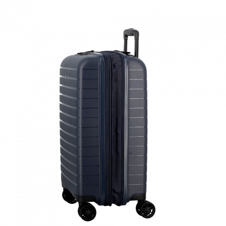 Valise Bleu marine 4 roues Extensible 55x35x20/24 cm Striper| Jump® Bagages