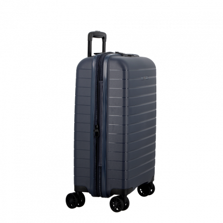 Valise Bleu marine 4 roues Extensible 55x35x20/24 cm Striper| Jump® Bagages