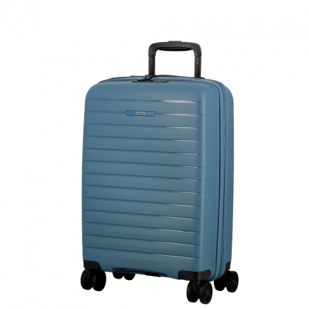 Valise Bleu 4 roues Extensible 55x35x20/24 cm Striper| Jump® Bagages