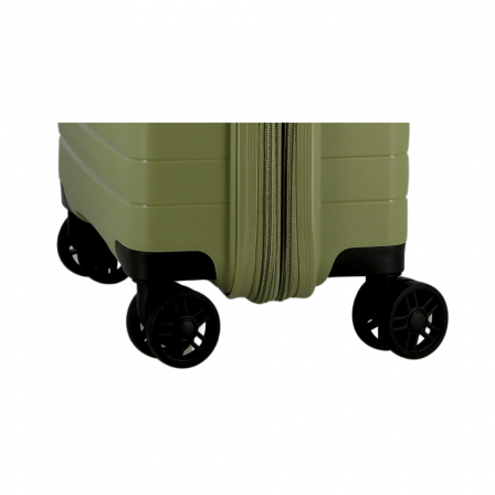 Valise Vert clair 4 roues Extensible 55x35x20/24 cm Striper| Jump® Bagages