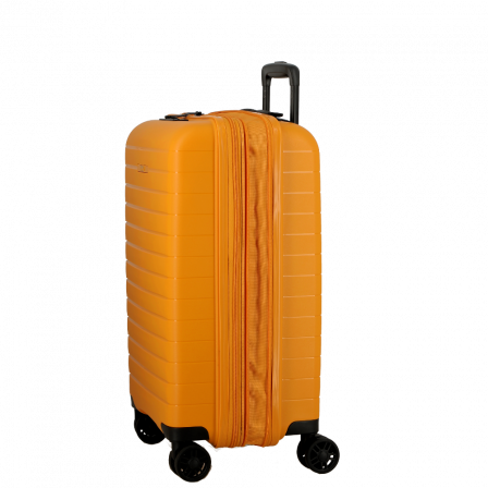 Valise Jaune 4 roues Extensible 55x35x20/24 cm Striper| Jump® Bagages