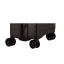 Valise Ebène 4 roues Extensible 66x44x26/30 cm Striper| Jump® Bagages