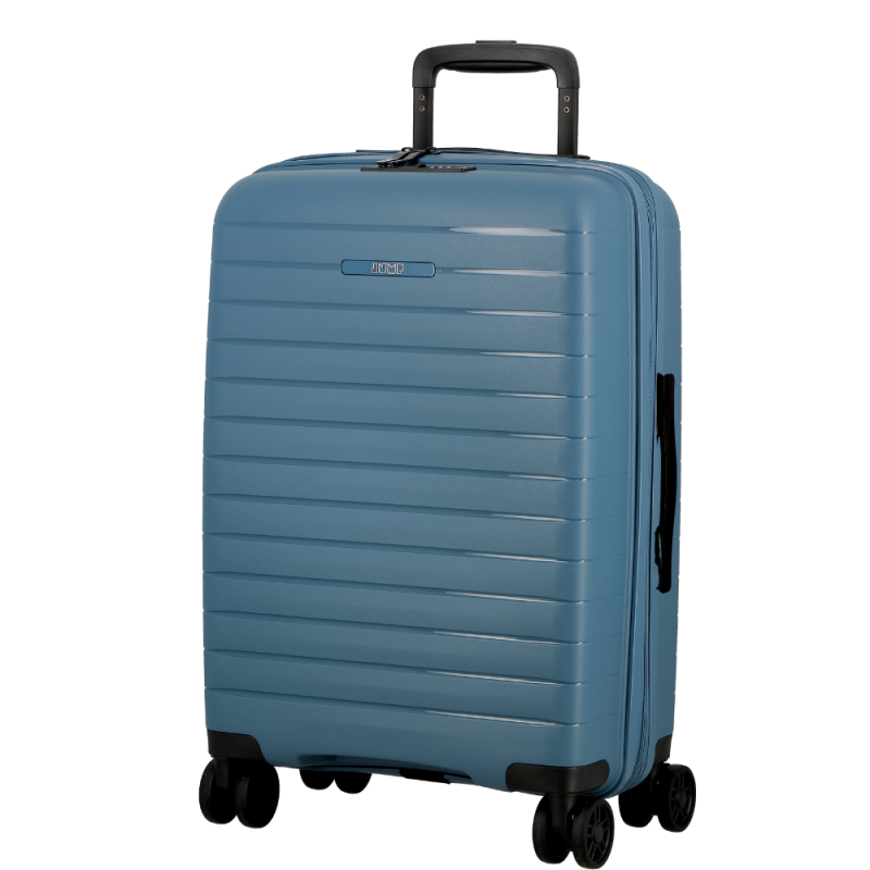Valise Bleu 4 roues Extensible 66x44x26/30 cm Striper| Jump® Bagages