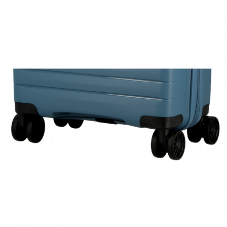 Valise Bleu 4 roues Extensible 77x51x30/34 cm Striper| Jump® Bagages