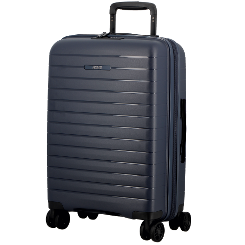 Valise Bleu marine 4 roues Extensible 77x51x30/34 cm Striper| Jump® Bagages