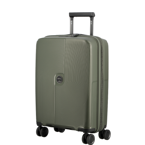 Valise 4 roues cabine extensible 55 cm T1 kaki| Jump® Bagages