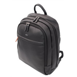 Sac à dos borne 36 cm - portable 13" noir UPPSALA CUIR| Jump® Bagages