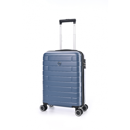 Valise 4 roues cabine extensible 55x35x20/24 cm marine | Jump® Bagages