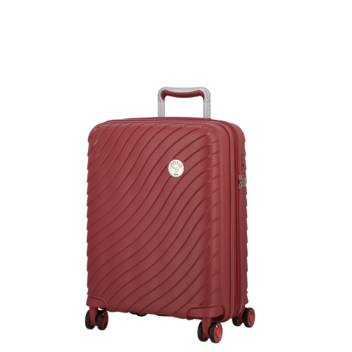 Valise 4 roues Extensible Ultra-Light 55 cm rouge TENALI 2.0 | Jump® Bagages