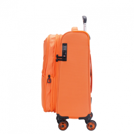 Expandable suitcase 4 wheels cabin 55x35x20/24 cm