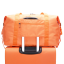 Sac de voyage cabine Large 50x34x24 cm orange MOOREA 2 | Jump® Bagages