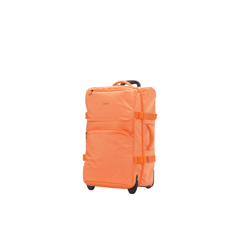 Sac à roulettes 2 compartiments 67x35x30 cm orange MOOREA 2 | Jump® Bagages